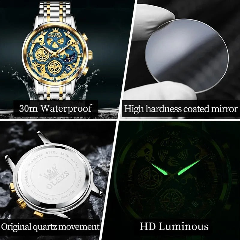 OLEVS Orologio Uomo – Stile Classico